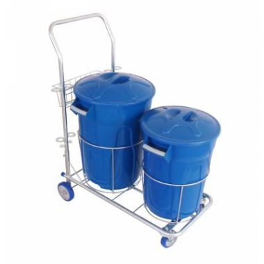 CARRINHO FUNCIONAL COM 2 CESTOS